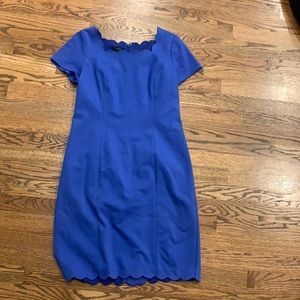 Royal blue short sleeved dress